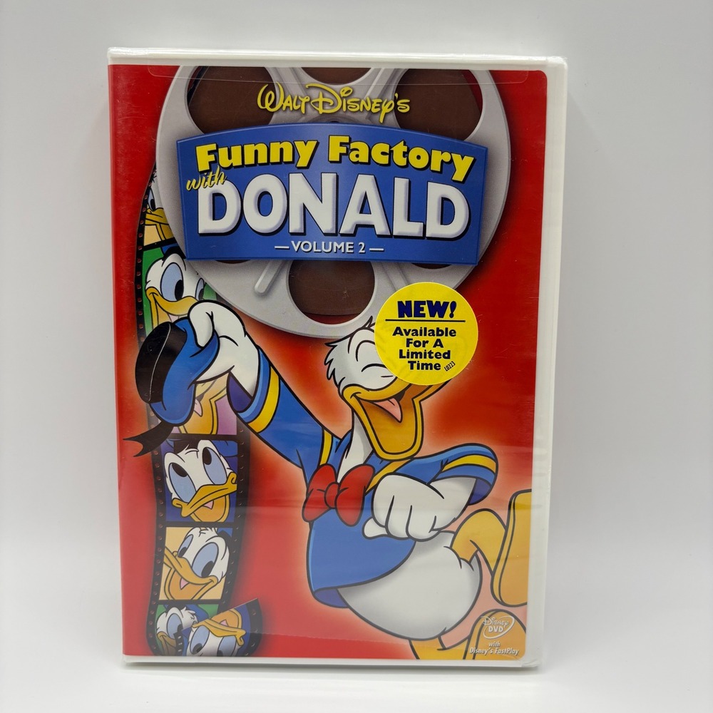 Disney DVD Funny Factory with Donald Volume 2 Animated Shorts New Sealed